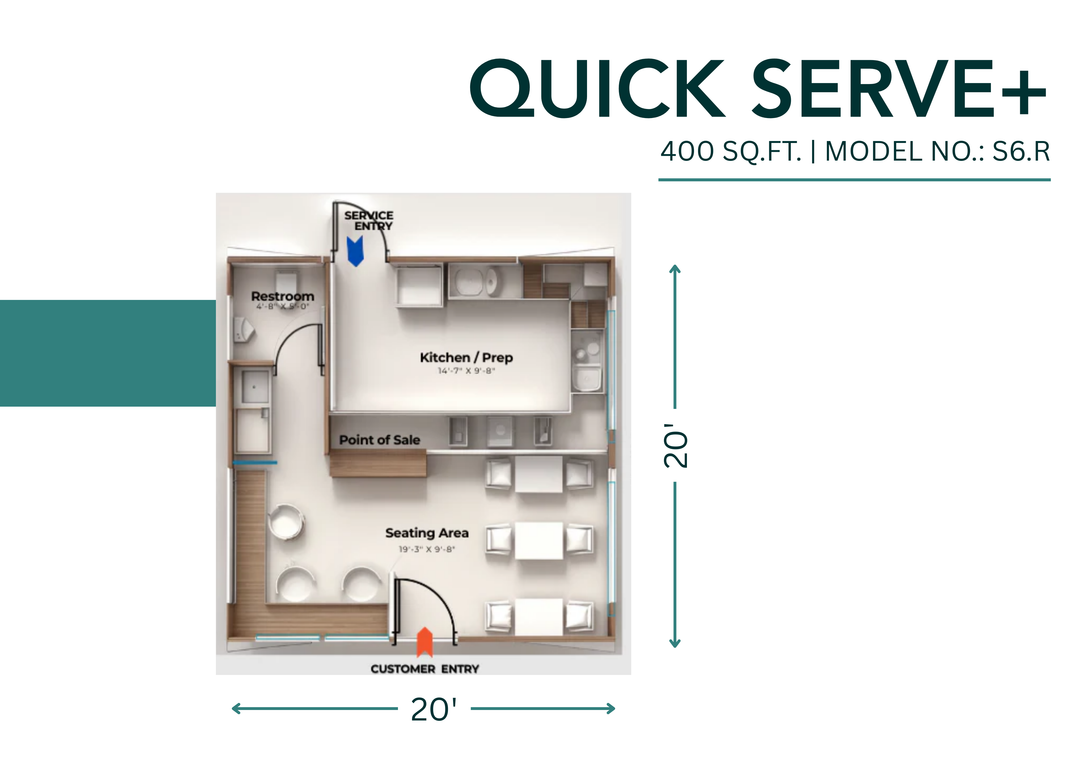 Model - S4 | Size- 400 Sq Ft – Uprear Build Pvt Ltd