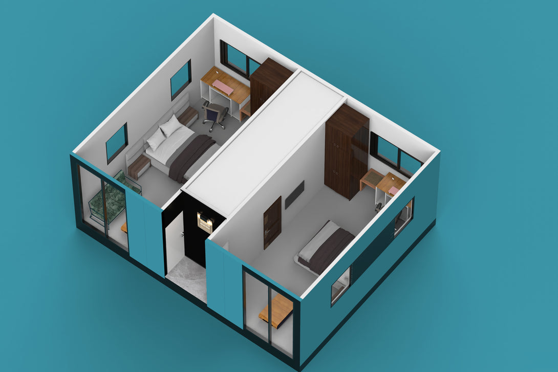 Model -B0 | Size - 505 Sq FT – Uprear Build Pvt Ltd